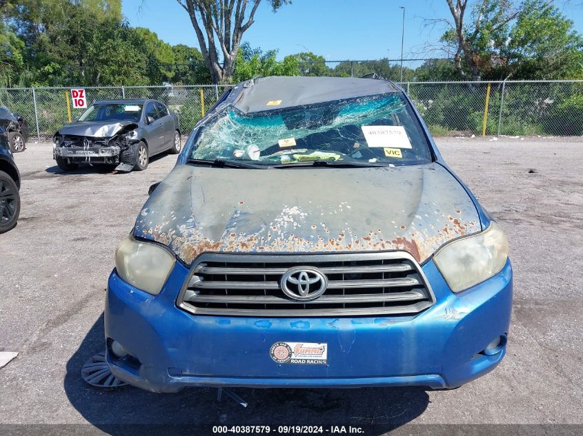 2008 Toyota Highlander Sport VIN: JTEDS43A682028789 Lot: 40387579