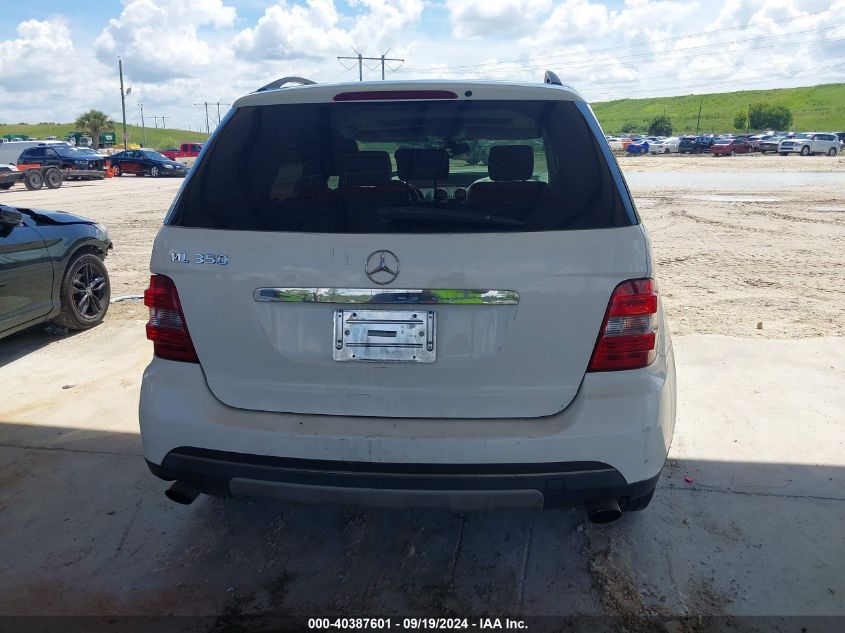 4JGBB86E76A022886 2006 Mercedes-Benz Ml 350 4Matic