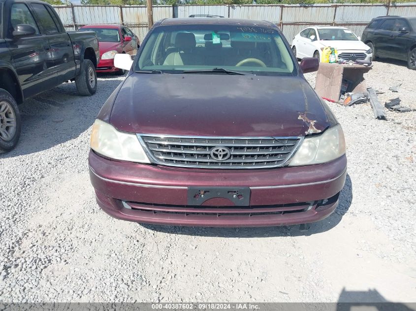 2003 Toyota Avalon Xl VIN: 4T1BF28B83U290540 Lot: 40387602