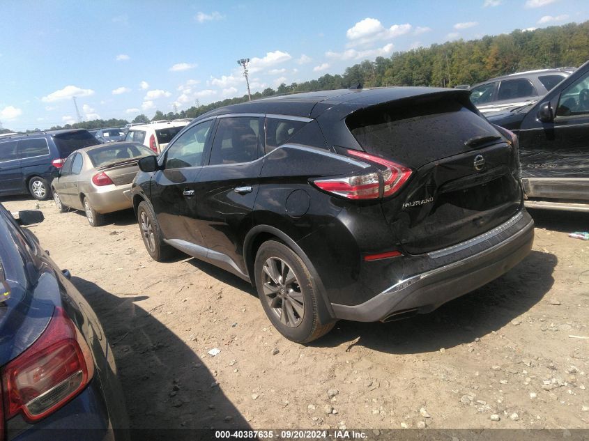 2015 Nissan Murano S VIN: 5N1AZ2MH6FN231126 Lot: 40387635