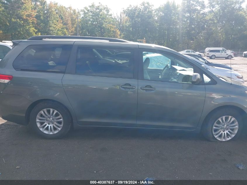 5TDYK3DC0DS395397 2013 Toyota Sienna Xle V6 8 Passenger