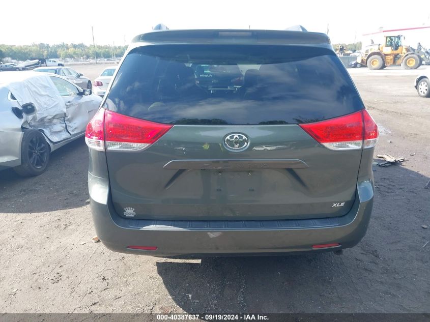 5TDYK3DC0DS395397 2013 Toyota Sienna Xle V6 8 Passenger