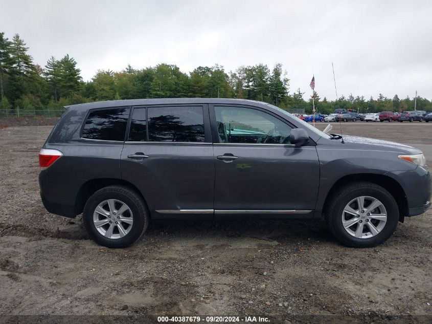 2011 Toyota Highlander Base V6 VIN: 5TDBK3EH5BS061072 Lot: 40387679