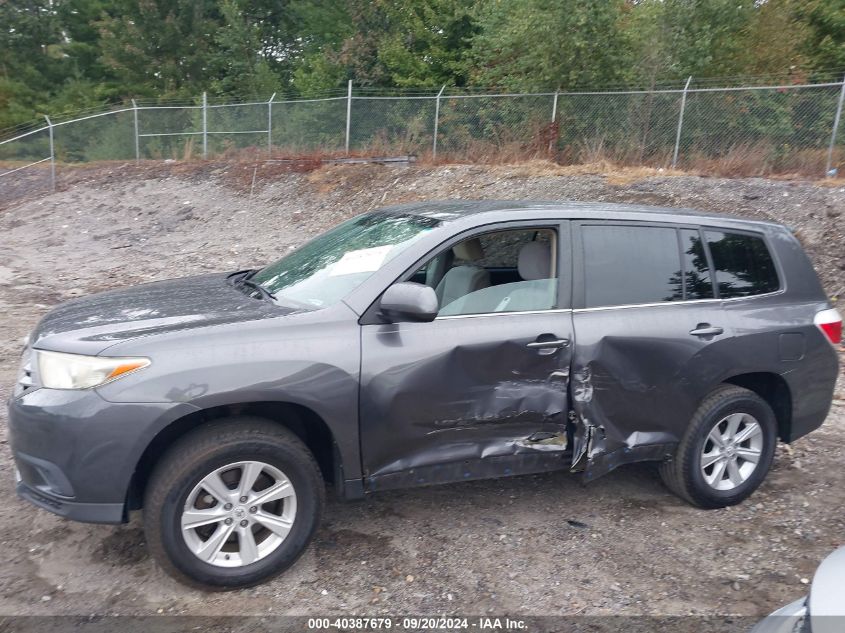 2011 Toyota Highlander Base V6 VIN: 5TDBK3EH5BS061072 Lot: 40387679