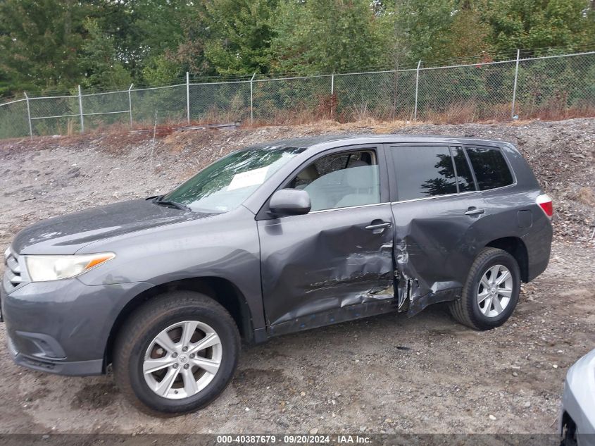 2011 Toyota Highlander Base V6 VIN: 5TDBK3EH5BS061072 Lot: 40387679