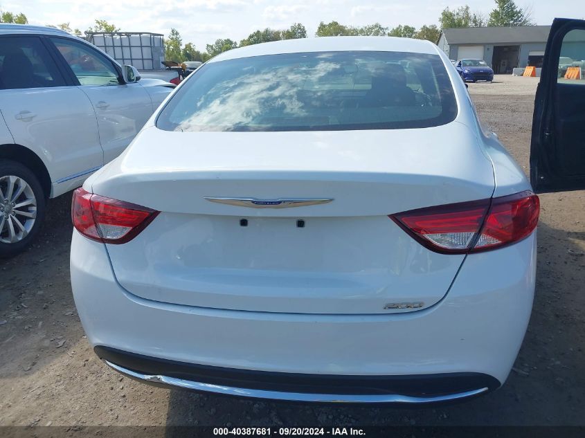 2015 Chrysler 200 Limited VIN: 1C3CCCAB3FN753110 Lot: 40387681