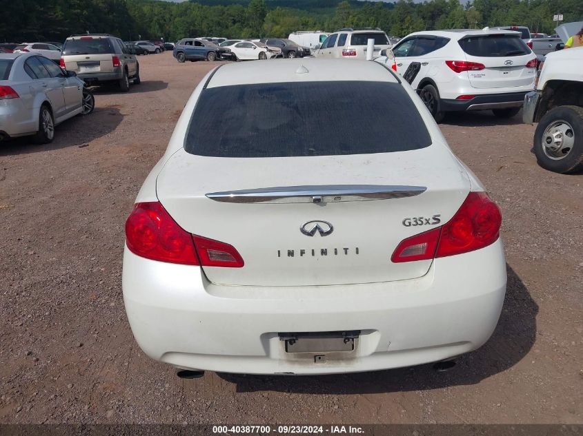 2008 Infiniti G35X VIN: JNKBV61F18M268011 Lot: 40387700