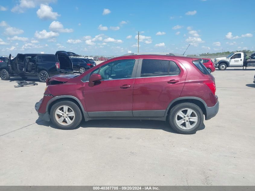 2016 Chevrolet Trax Lt VIN: 3GNCJLSB2GL185182 Lot: 40387705