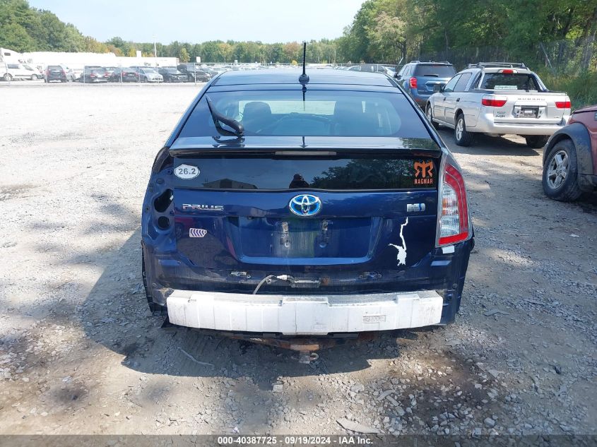 2014 Toyota Prius Four VIN: JTDKN3DU8E1738316 Lot: 40387725