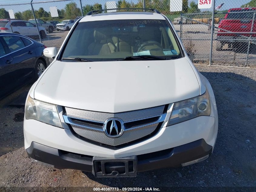 2009 Acura Mdx VIN: 2HNYD28299H531189 Lot: 40387773