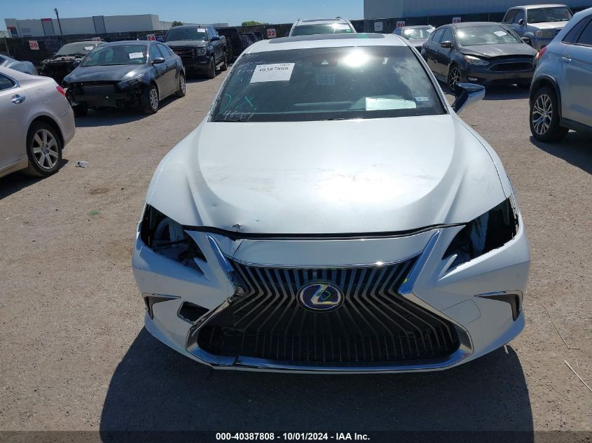 2019 Lexus Es 300H 300H VIN: JTHB21B10K2041281 Lot: 40387808