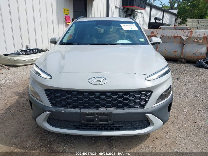 2022 Hyundai Kona Sel VIN: KM8K6CAB4NU864019 Lot: 40387823