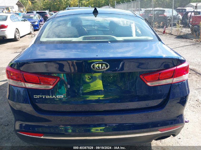 2018 Kia Optima Lx VIN: 5XXGT4L36JG234744 Lot: 40387829