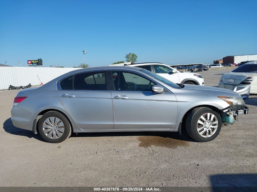 1HGCP2F34CA166110 2012 Honda Accord 2.4 Lx