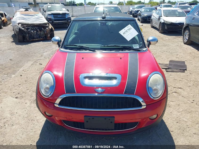 2010 Mini Cooper S VIN: WMWMS3C53ATY09333 Lot: 40387881