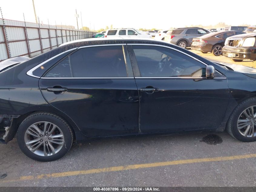 2015 Toyota Camry Se VIN: 4T1BF1FK4FU106003 Lot: 40387896