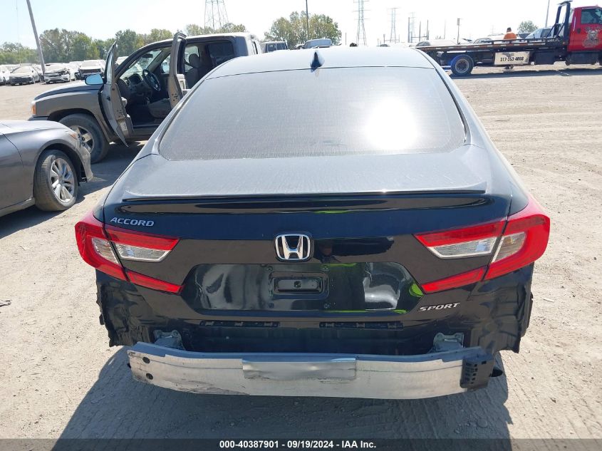 2020 Honda Accord Sport VIN: 1HGCV1F37LA080810 Lot: 40387901