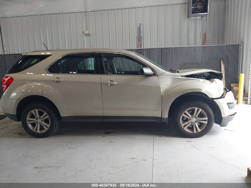 2016 Chevrolet Equinox Ls VIN: 2GNALBEK6G1122840 Lot: 40387935