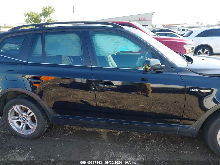 2006 BMW X3 3.0I VIN: WBXPA93466WG84532 Lot: 40387943