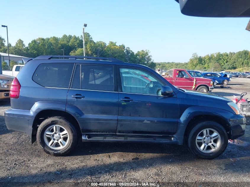 2005 Lexus Gx 470 VIN: JTJBT20X950085627 Lot: 40387948