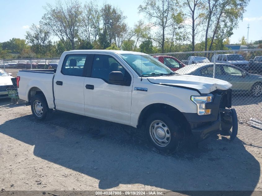 2017 Ford F-150 Xl VIN: 1FTEW1CF5HFB80191 Lot: 40387985