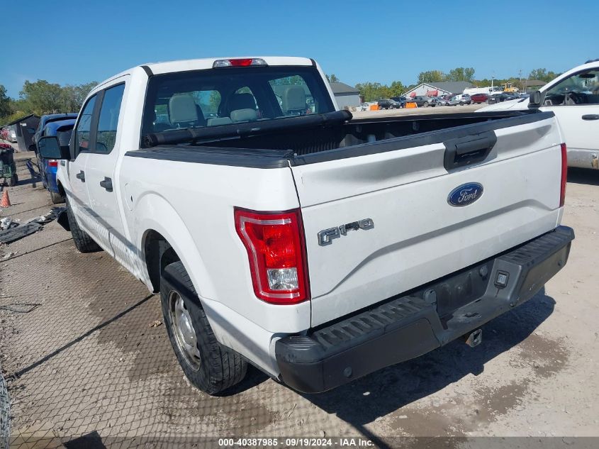 2017 Ford F-150 Xl VIN: 1FTEW1CF5HFB80191 Lot: 40387985