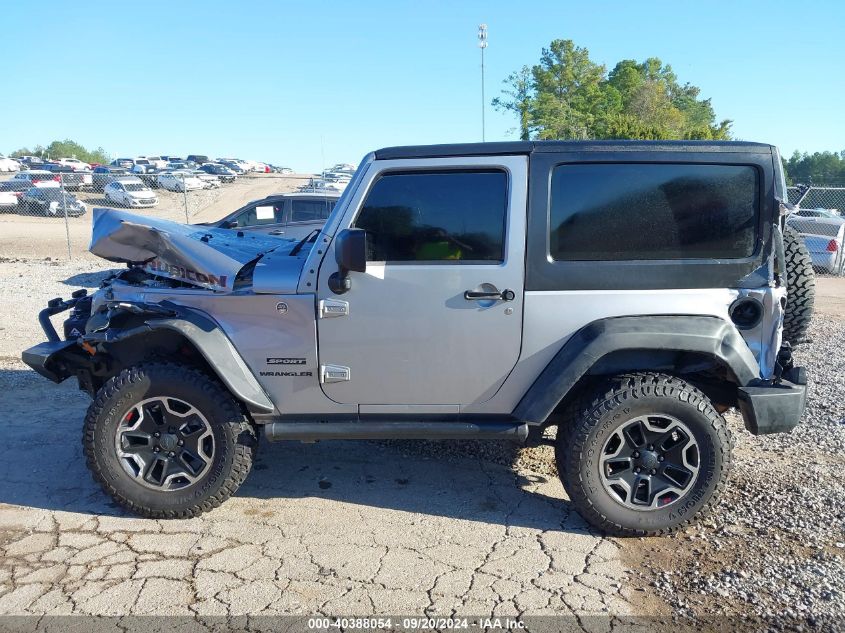 2013 Jeep Wrangler Sport VIN: 1C4AJWAG4DL681767 Lot: 40388054