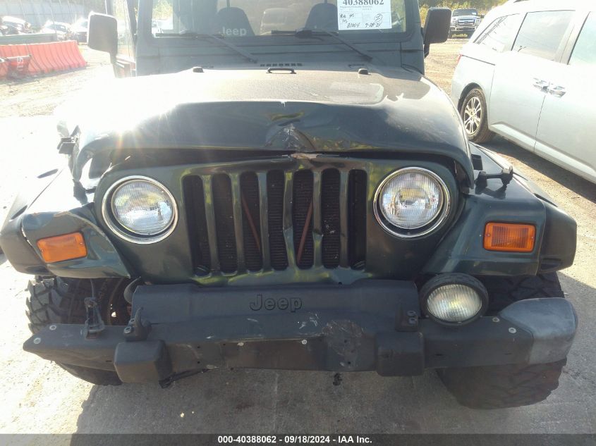 2002 Jeep Wrangler Sport VIN: 1J4FA49S62P772929 Lot: 40388062