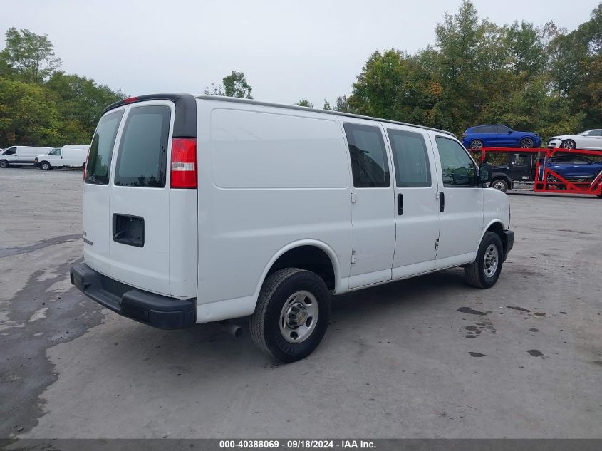 2022 Chevrolet Express Cargo Rwd 2500 Regular Wheelbase Wt VIN: 1GCWGAFP6N1241773 Lot: 40388069