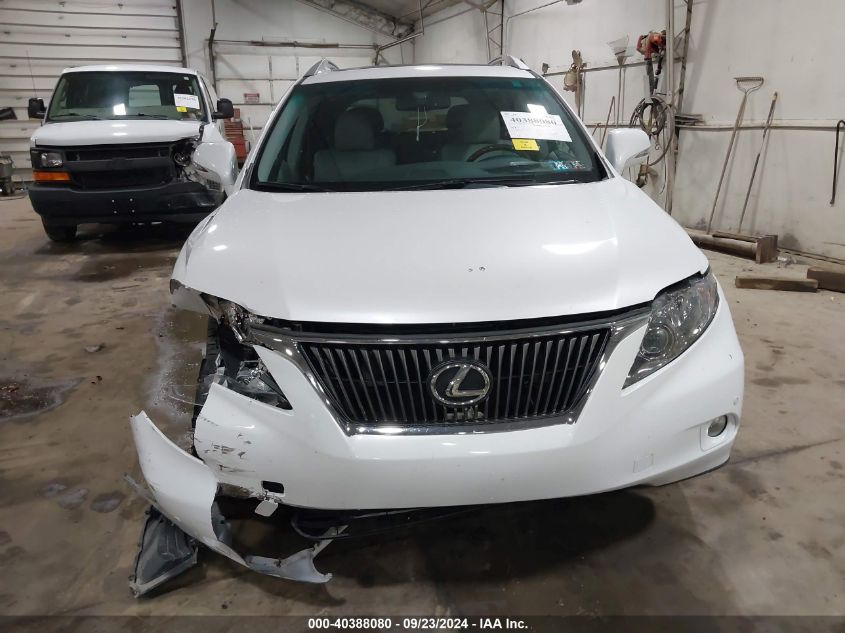 2011 Lexus Rx 350 VIN: 2T2BK1BA0BC102191 Lot: 40388080