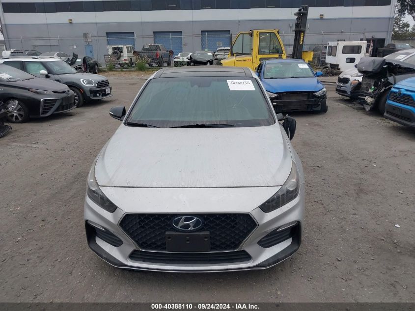 2019 Hyundai Elantra Gt N Line VIN: KMHH55LC9KU107322 Lot: 40388110