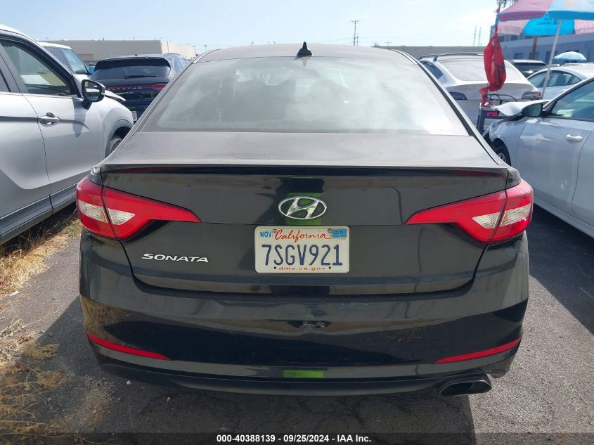 2015 HYUNDAI SONATA SE - 5NPE24AFXFH119633