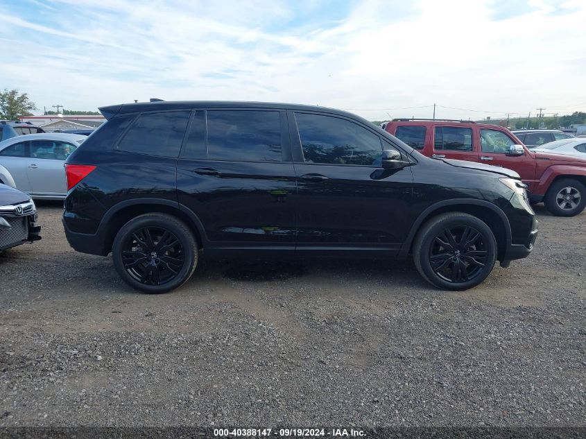 2021 Honda Passport Awd Sport VIN: 5FNYF8H24MB010012 Lot: 40388147