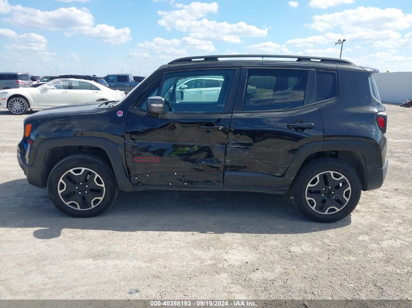 2016 Jeep Renegade Trailhawk VIN: ZACCJBCT2GPE30306 Lot: 40388193