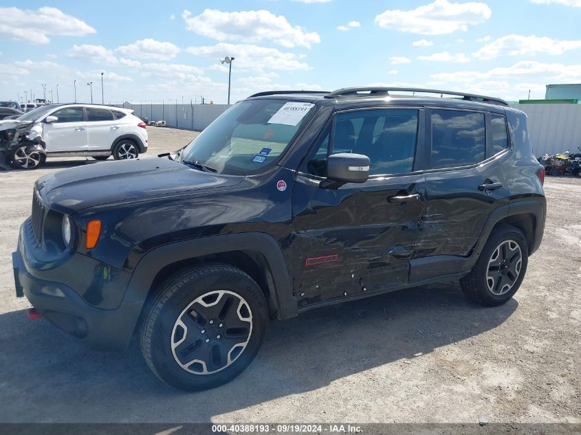 2016 Jeep Renegade Trailhawk VIN: ZACCJBCT2GPE30306 Lot: 40388193