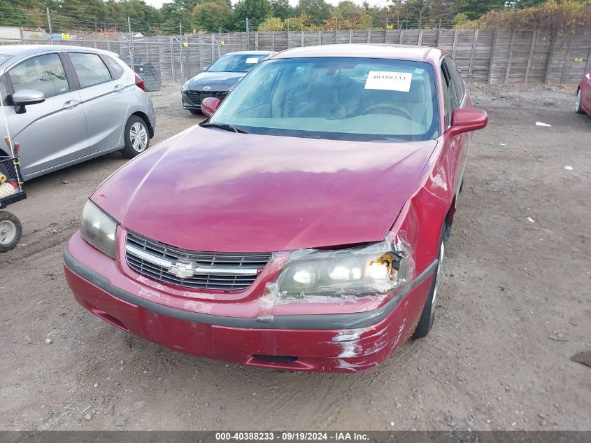 2005 Chevrolet Impala VIN: 2G1WF52E959165632 Lot: 40388233