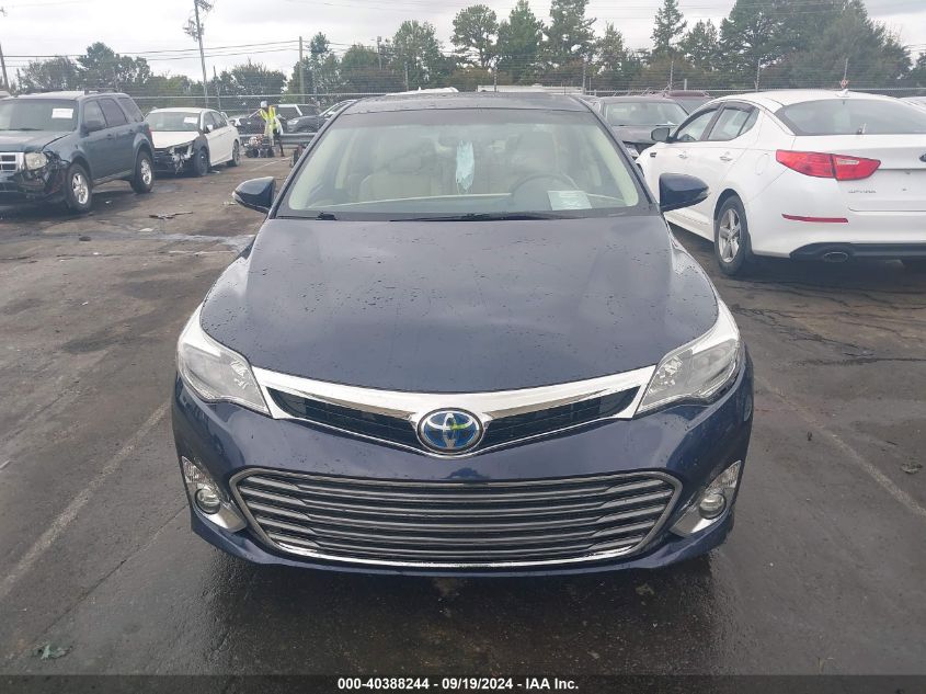 2014 Toyota Avalon Hybrid Limited VIN: 4T1BD1EB1EU031363 Lot: 40388244