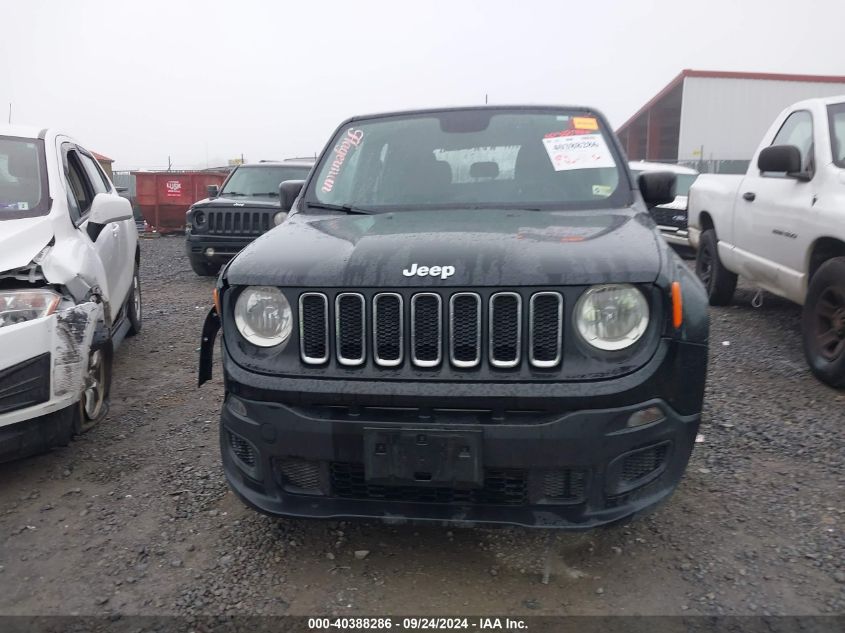 2017 Jeep Renegade Sport 4X4 VIN: ZACCJBAB5HPG08978 Lot: 40388286