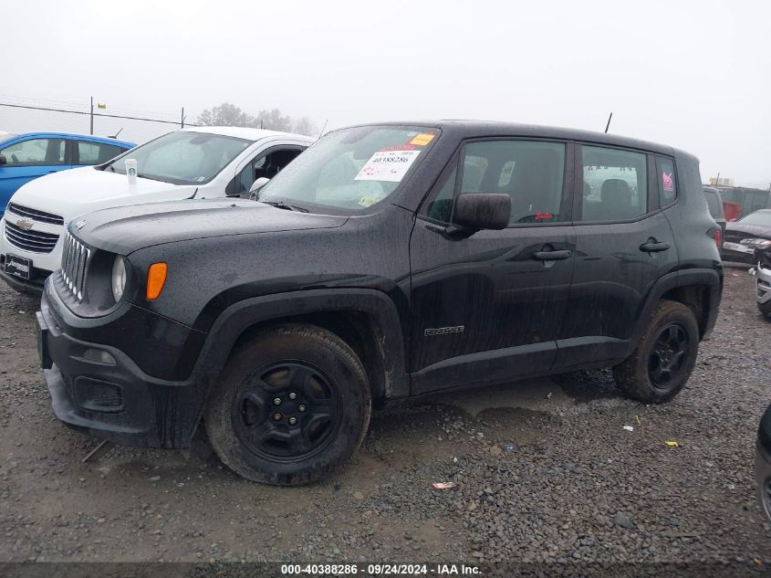 2017 Jeep Renegade Sport 4X4 VIN: ZACCJBAB5HPG08978 Lot: 40388286