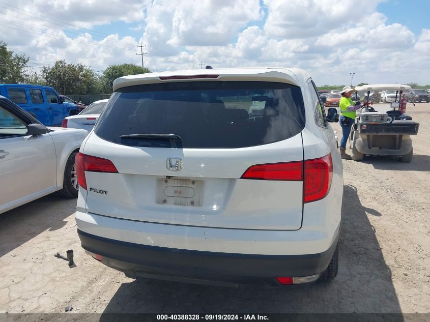 5FNYF5H53HB025695 2017 Honda Pilot Ex-L