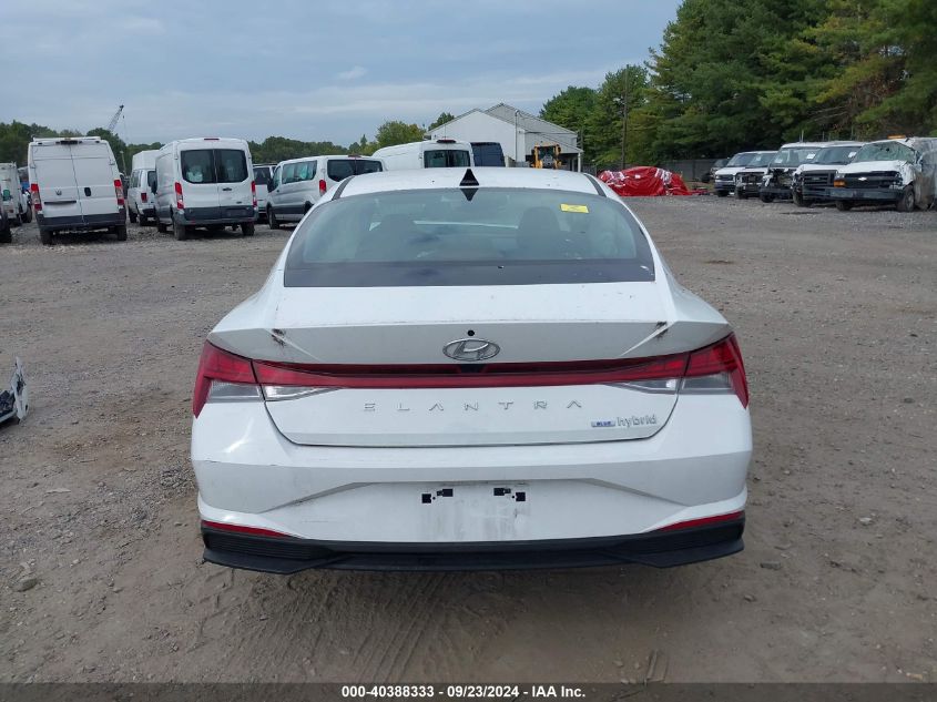 2023 Hyundai Elantra Hybrid Blue VIN: KMHLM4AJ7PU054247 Lot: 40388333