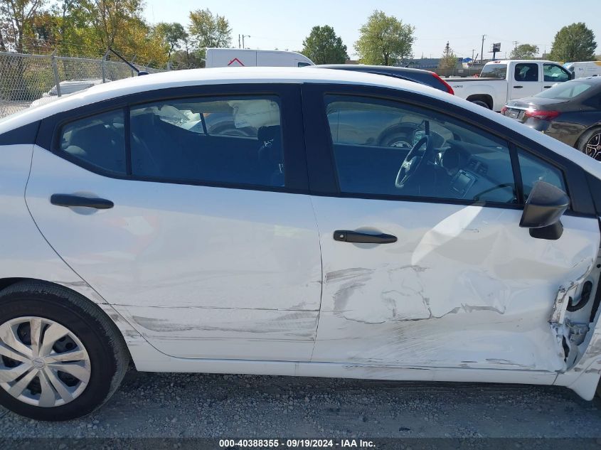 2024 Nissan Versa 1.6 S VIN: 3N1CN8DV8RL878832 Lot: 40388355