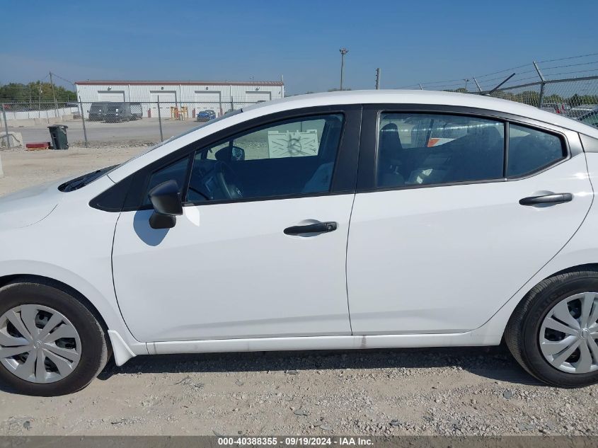 2024 Nissan Versa 1.6 S VIN: 3N1CN8DV8RL878832 Lot: 40388355