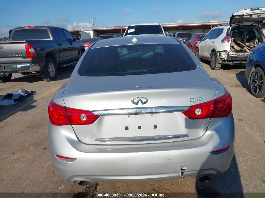 2014 Infiniti Q50 Premium VIN: JN1BV7AP3EM693518 Lot: 40388391