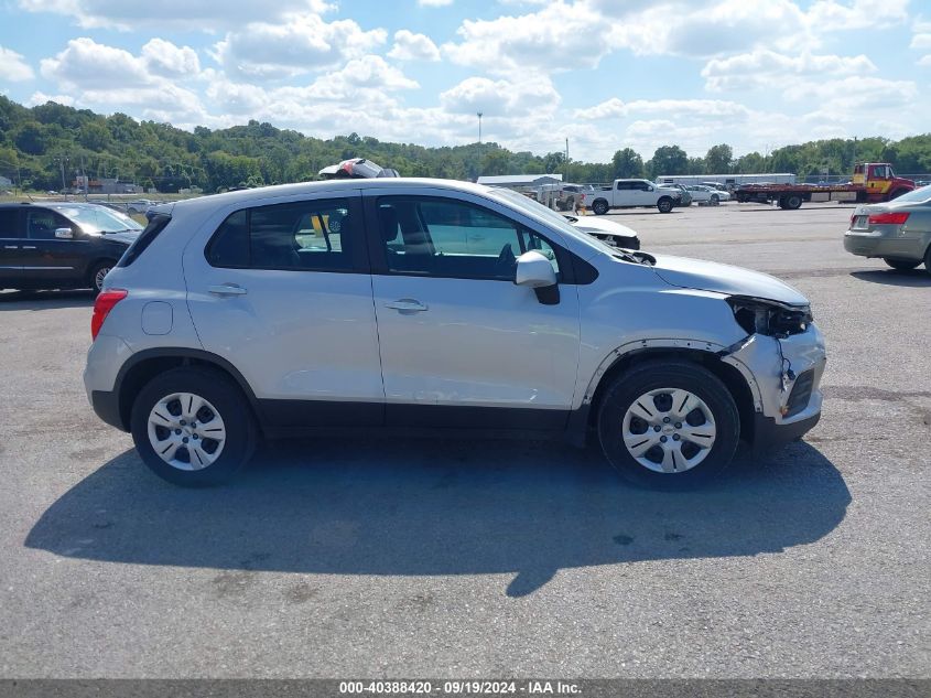 2018 Chevrolet Trax Ls VIN: 3GNCJKSB0JL213241 Lot: 40388420