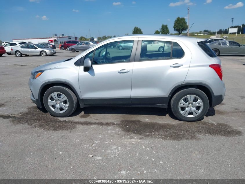 2018 Chevrolet Trax Ls VIN: 3GNCJKSB0JL213241 Lot: 40388420