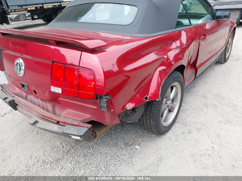 2006 Ford Mustang V6 VIN: 1ZVFT84N365125427 Lot: 40388435