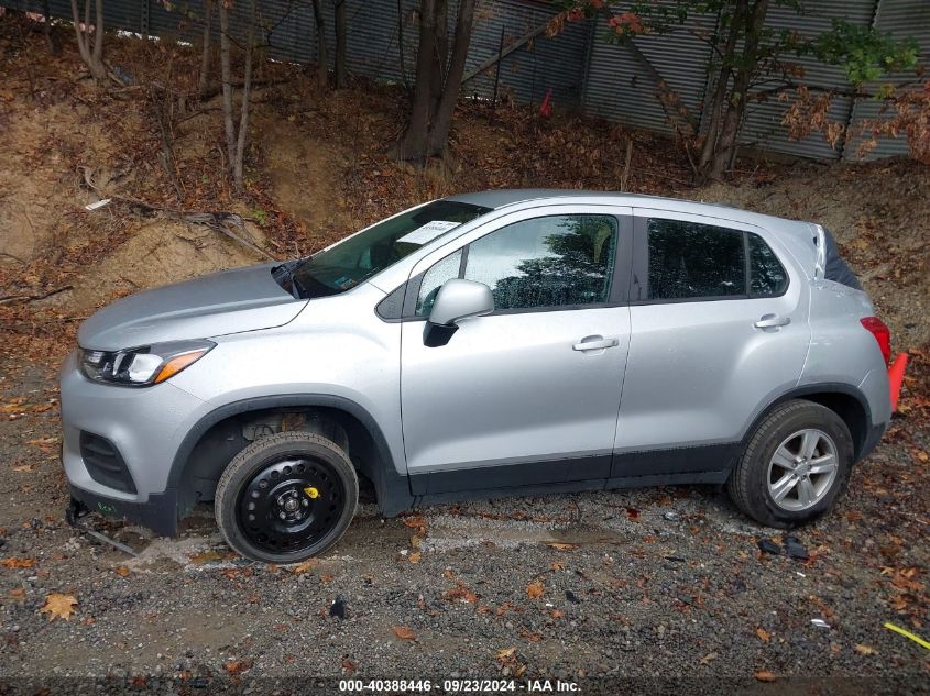 2019 Chevrolet Trax Ls VIN: 3GNCJNSBXKL398742 Lot: 40388446