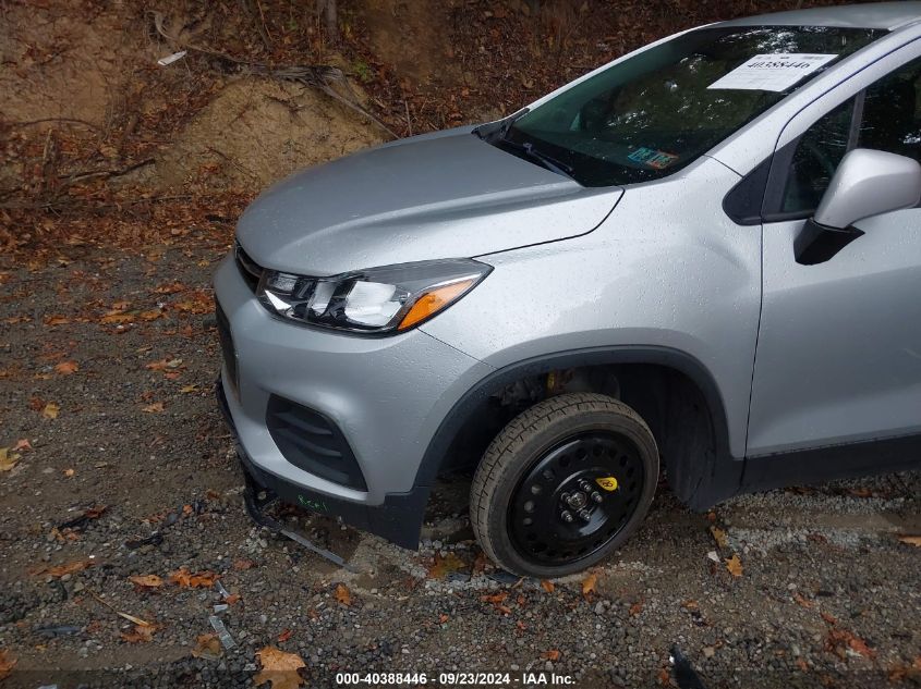 2019 Chevrolet Trax Ls VIN: 3GNCJNSBXKL398742 Lot: 40388446