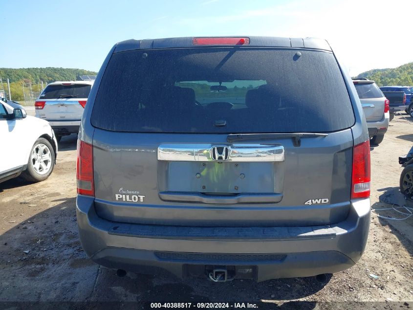 2013 Honda Pilot Lx VIN: 5FNYF4H23DB059923 Lot: 40388517